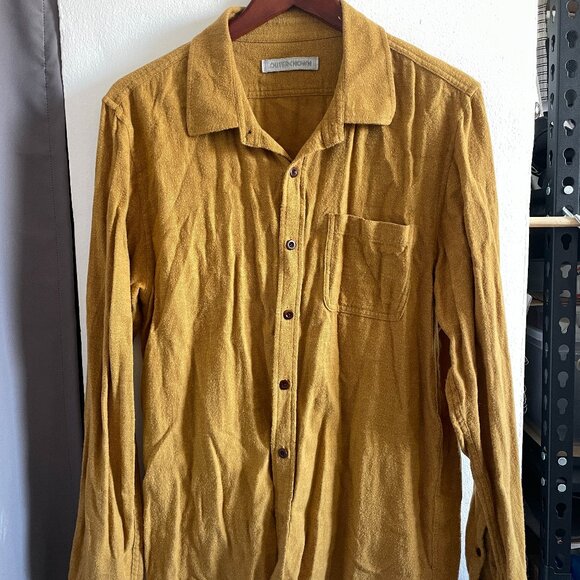 Outerknown Saffron Flannel Shirt - Picture 1 of 8